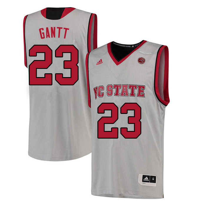 Men #23 Greg Gantt NC State Wolfpack College Basketball Jerseys Sale-White
